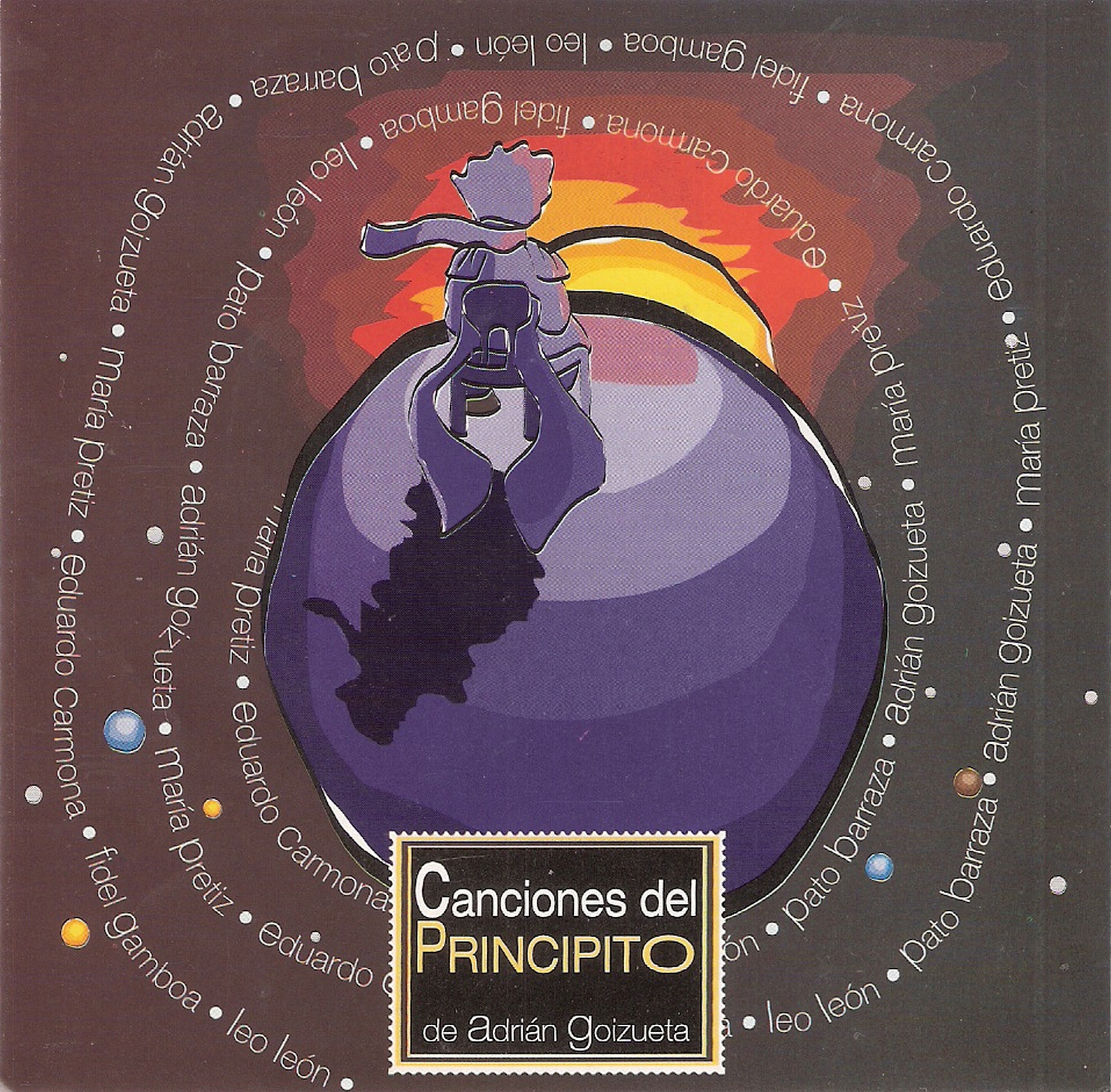 Tapa de Adrián Goizueta — Canciones del Principito