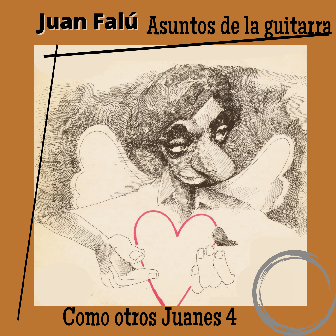 Tapa de Juan Falú — Asuntos de la guitarra