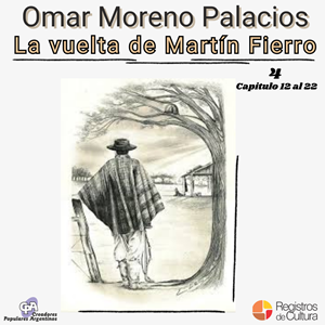 Tapa de Omar Moreno Palacios — La vuelta de Martín Fierro CD4
